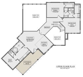 Second Floor for House Plan #5631-00141