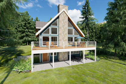 Mountain House Plan #2699-00005 Elevation Photo