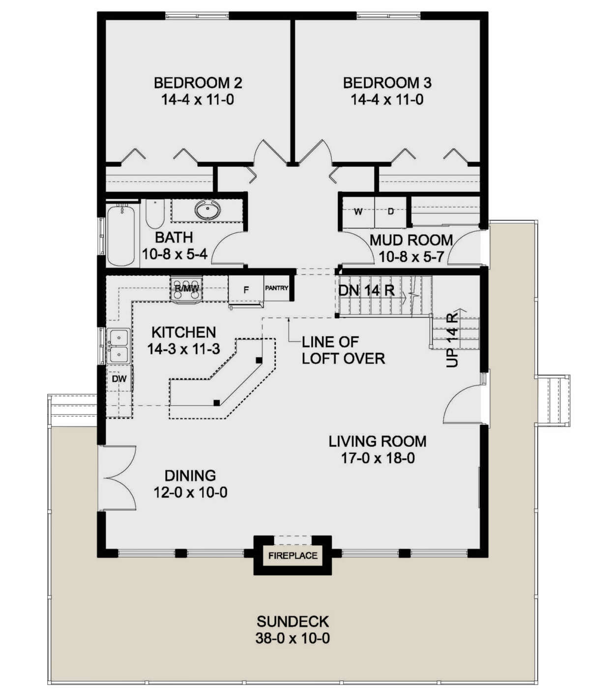 Main Floor for House Plan #2699-00005