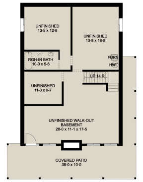 Basement for House Plan #2699-00005