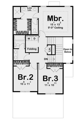 Second Floor for House Plan #963-00460