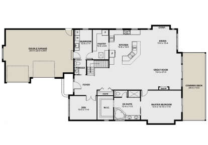 Main Floor for House Plan #2699-00006