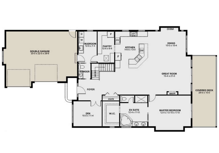 House Plan House Plan #24963 Drawing 1