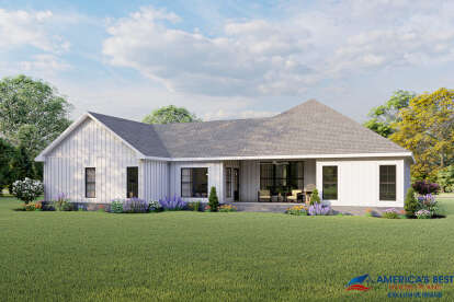 Modern Farmhouse House Plan #041-00235 Elevation Photo