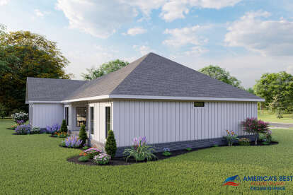 Modern Farmhouse House Plan #041-00235 Elevation Photo
