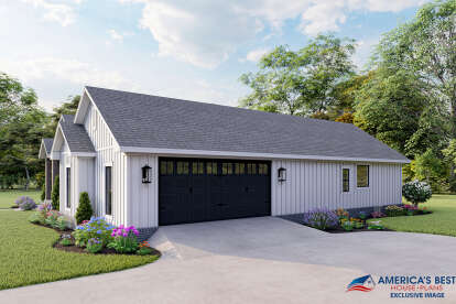 Modern Farmhouse House Plan #041-00235 Elevation Photo