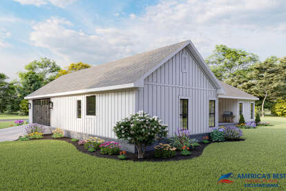 Modern Farmhouse House Plan #041-00235 Elevation Photo