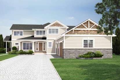 Craftsman House Plan #2699-00007 Elevation Photo