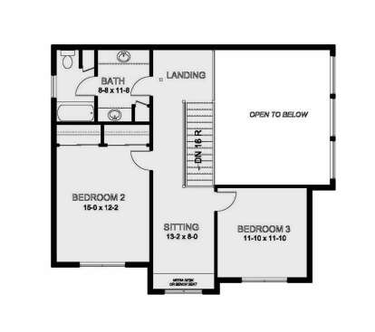 Second Floor for House Plan #2699-00008