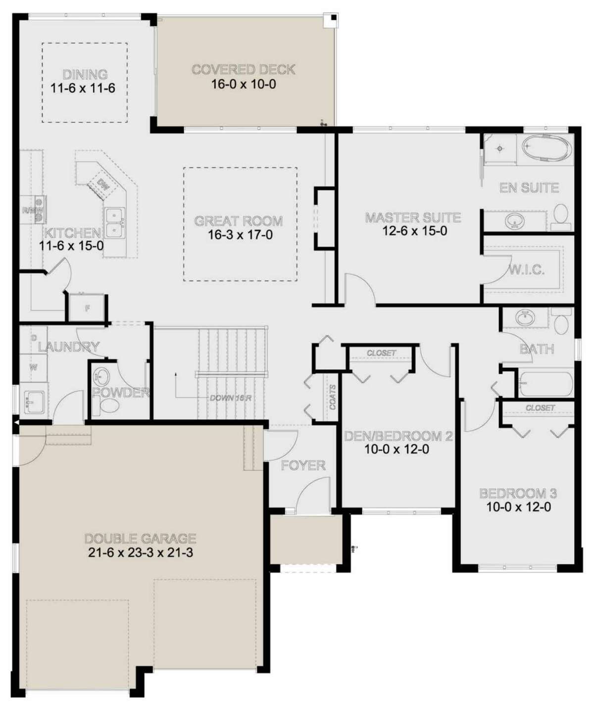 Main Floor for House Plan #2699-00009