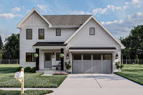 Modern Farmhouse House Plan #963-00461 Elevation Photo