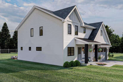 Modern Farmhouse House Plan #963-00461 Elevation Photo