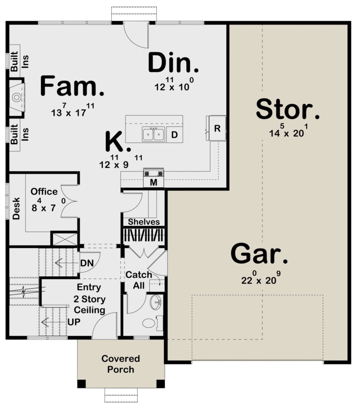 Main Floor for House Plan #963-00461