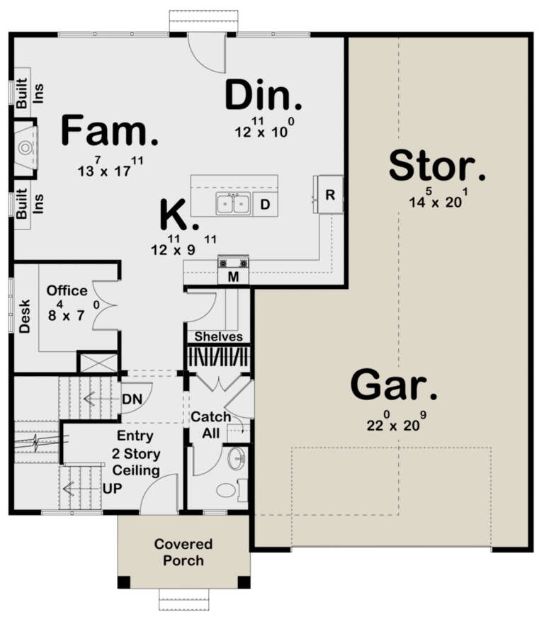 House Plan House Plan #24969 Drawing 1