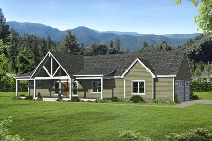 2 Bed, 2 Bath, 1500 Square Foot House Plan - #940-00254