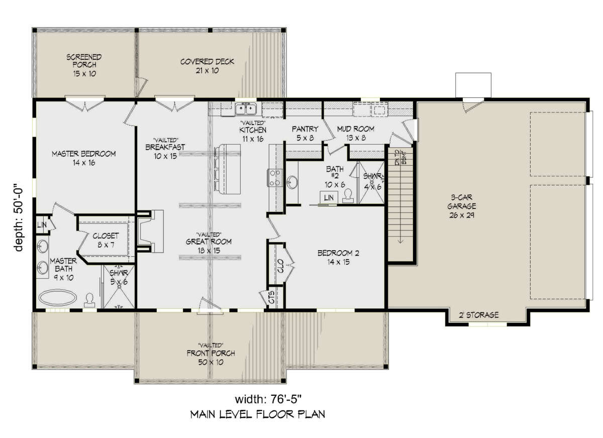 Main Floor for House Plan #940-00254
