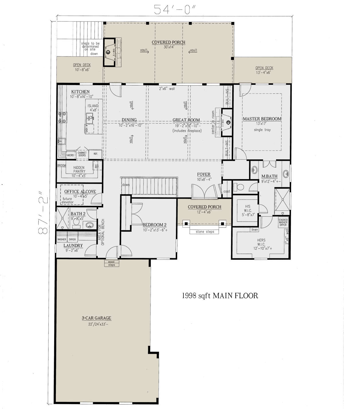 Main Floor for House Plan #286-00111