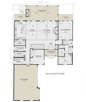 Main Floor for House Plan #286-00111