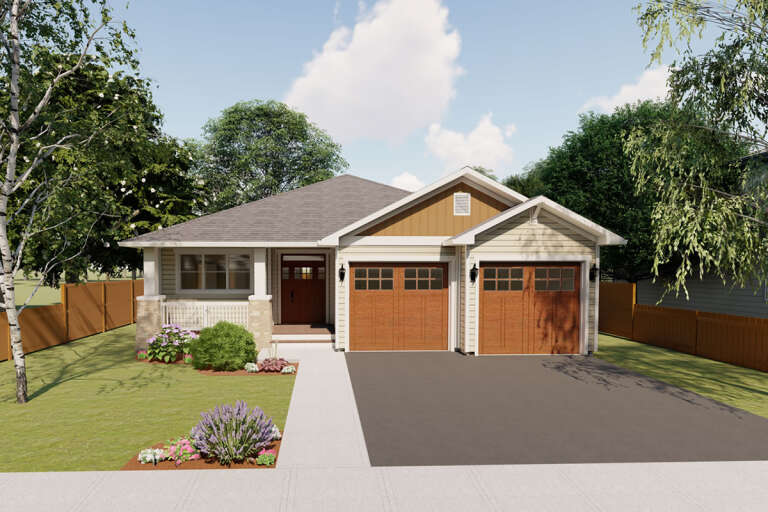 House Plan House Plan #24974 Front Elevation 