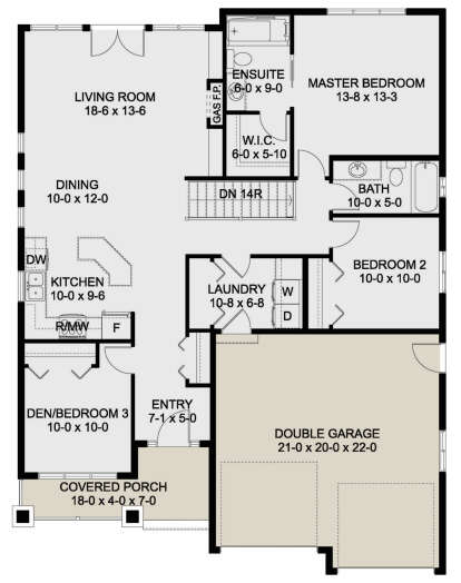 Main Floor for House Plan #2699-00011