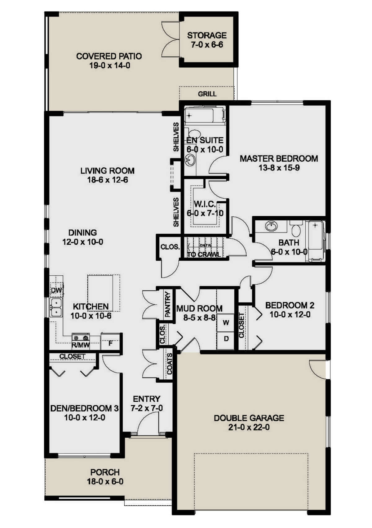 Main Floor for House Plan #2699-00012