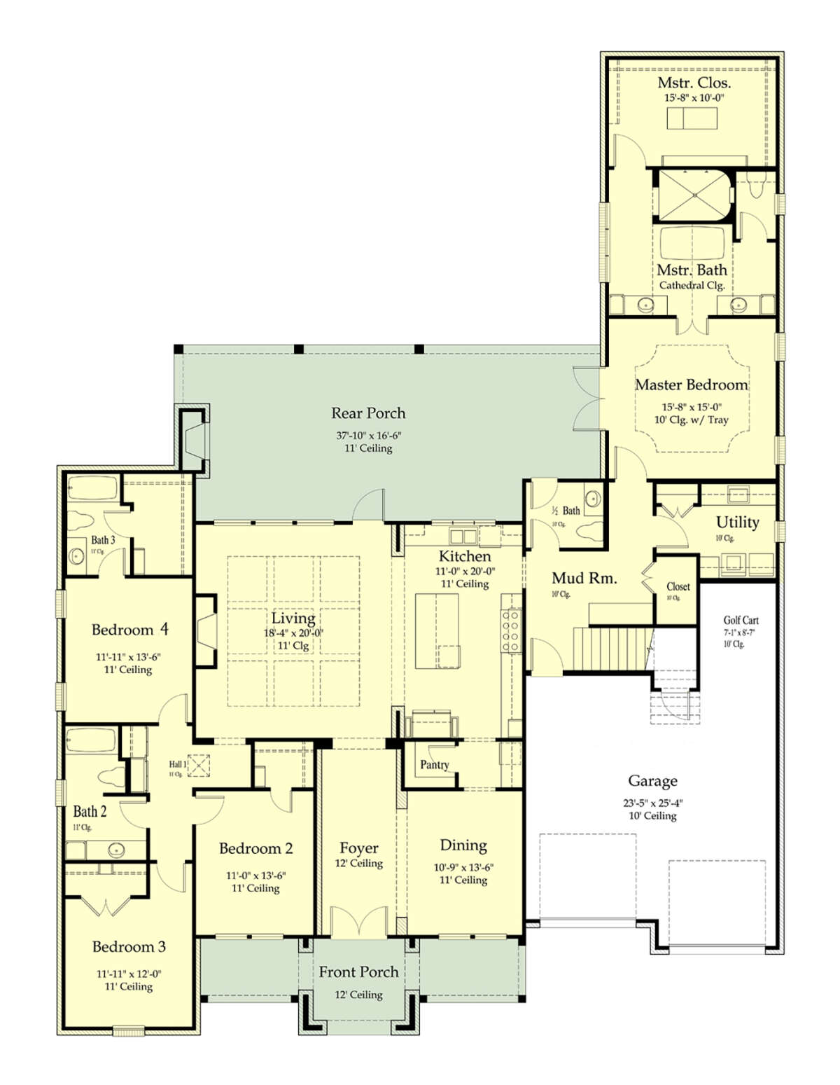 Main Floor  for House Plan #7516-00053