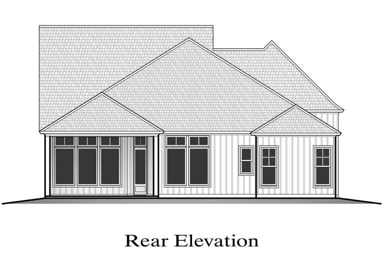 Modern Farmhouse House Plan #7516-00054 Elevation Photo