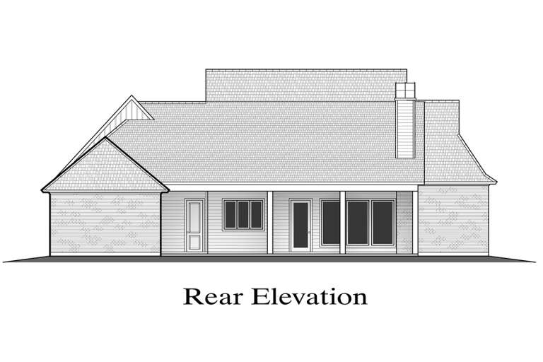 Modern Farmhouse House Plan #7516-00055 Elevation Photo