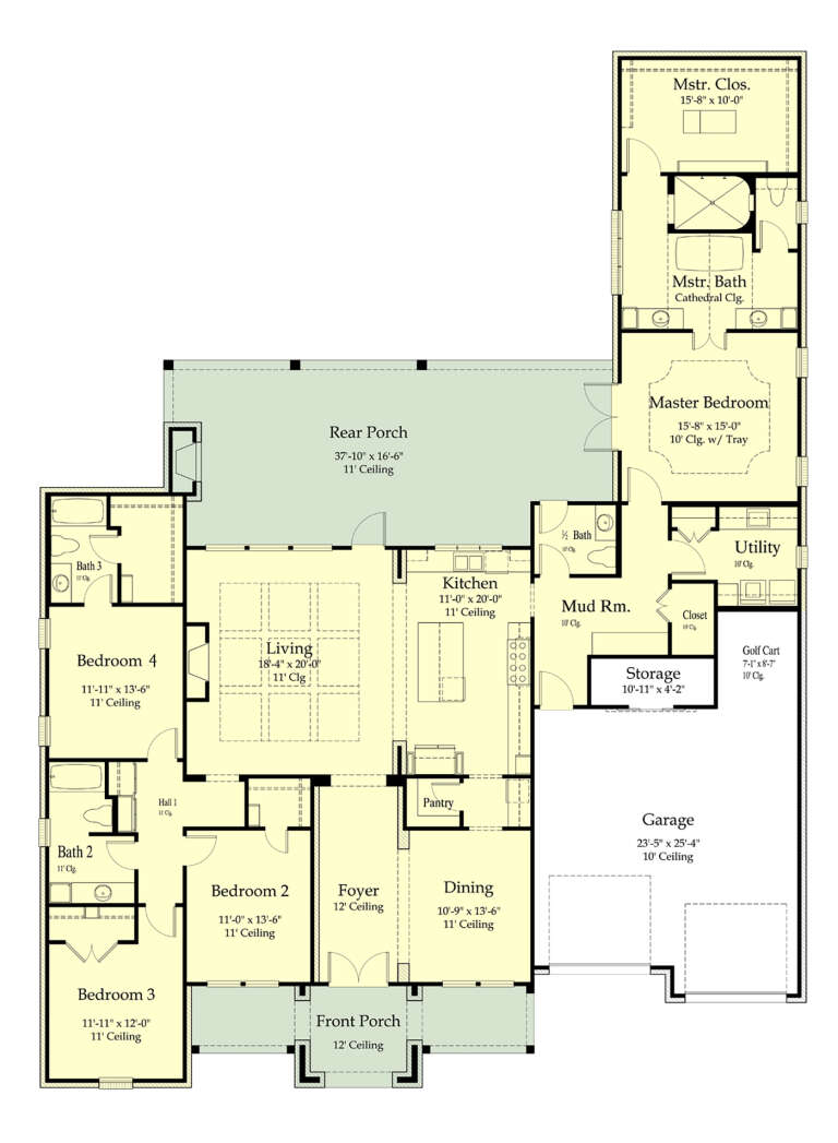 House Plan House Plan #24980 Drawing 1