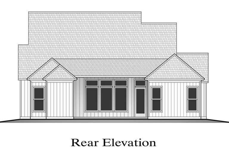 Modern Farmhouse House Plan #7516-00056 Elevation Photo