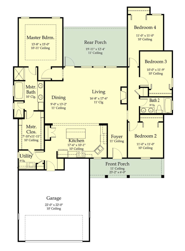 House Plan House Plan #24981 Drawing 1