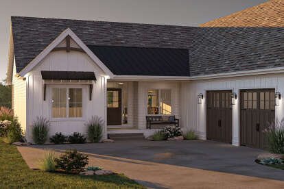 Modern Farmhouse House Plan #963-00462 Elevation Photo
