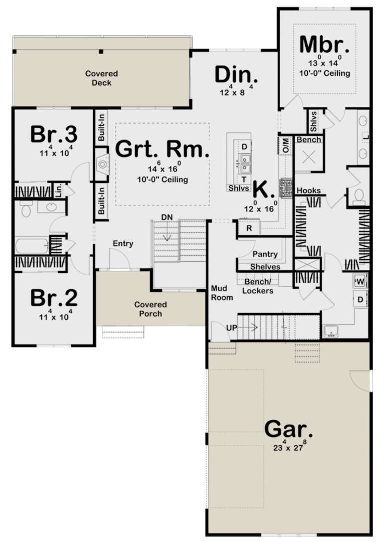 House Plan House Plan #24982 Drawing 1