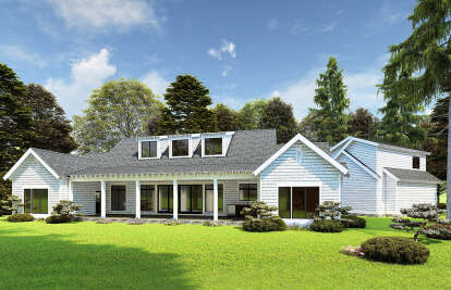 Modern Farmhouse House Plan #8318-00177 Elevation Photo