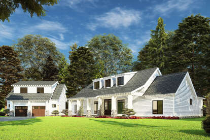 Modern Farmhouse House Plan #8318-00177 Elevation Photo