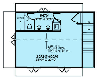 Bonus Room for House Plan #8318-00177