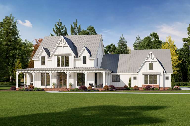 House Plan House Plan #24984 Angled Front Elevation