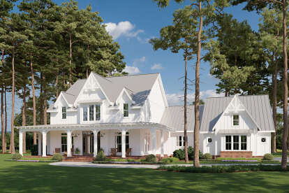 メジロ家 3枚セット Modern Farmhouse Plan - 4,103 Square Feet, 4 Bedrooms, 5