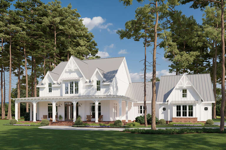 House Plan House Plan #24984 Angled Front Elevation