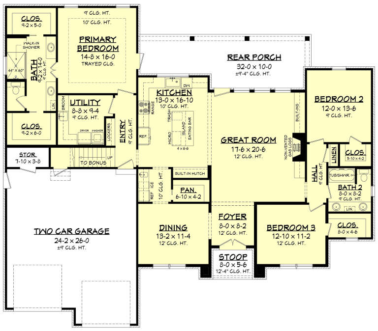 House Plan House Plan #24985 Drawing 1