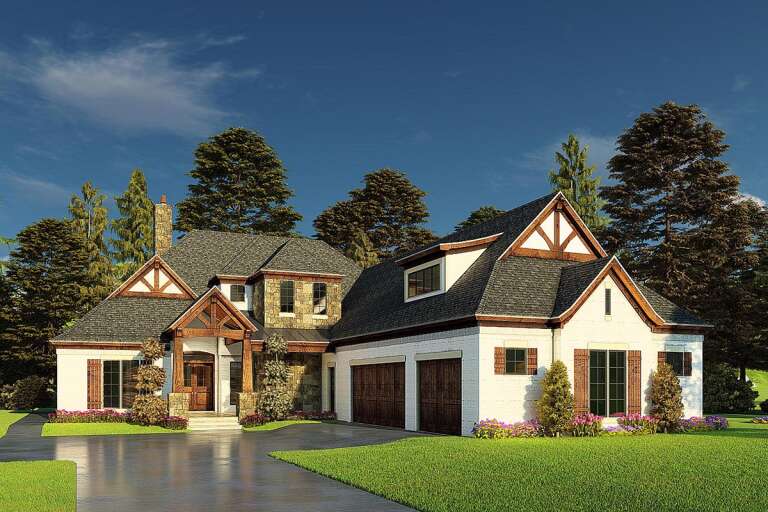 House Plan House Plan #24986 Front Elevation 