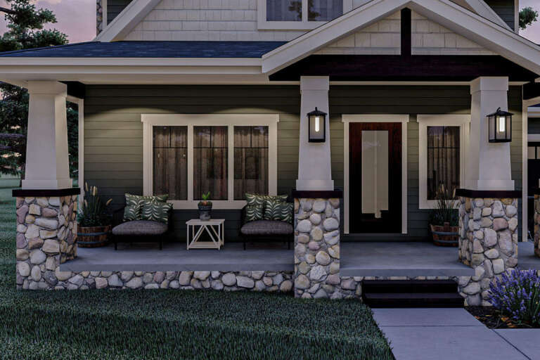 Craftsman House Plan #963-00463 Elevation Photo