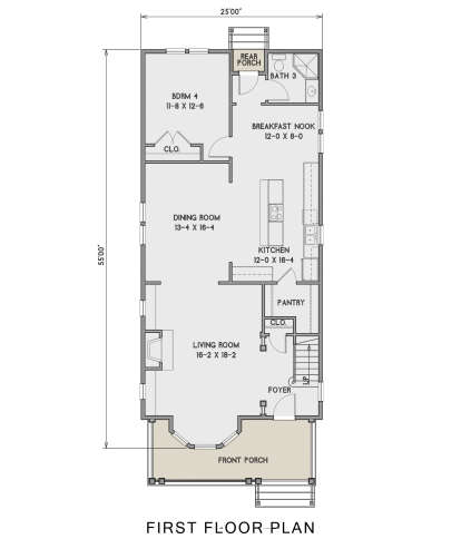 House Plan House Plan #24988 Drawing 1