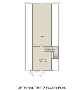 Optional Third Floor for House Plan #4351-00014