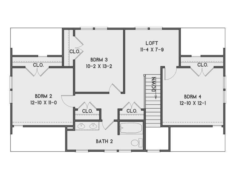 House Plan House Plan #24990 Drawing 2