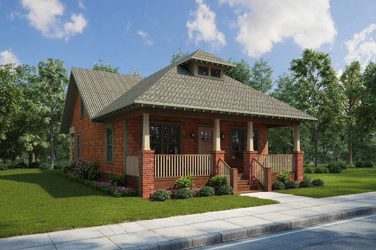 Craftsman House Plan #4351-00017 Elevation Photo