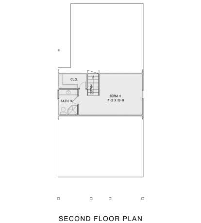 Second Floor for House Plan #4351-00017