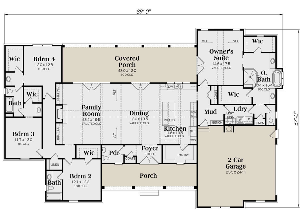 - or choose any plan Custom set of blueprints House home design 2,801 sq ft 