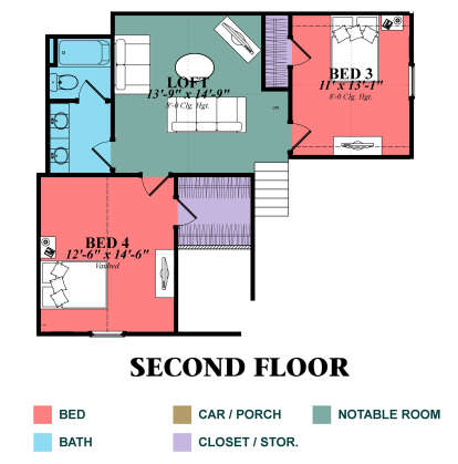 House Plan House Plan #24994 Drawing 2