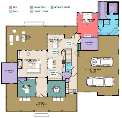 Main Floor for House Plan #1070-00291